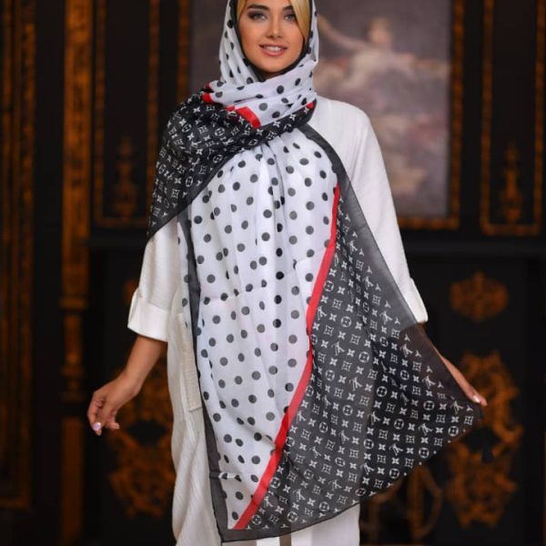 شال نخی طرح LV